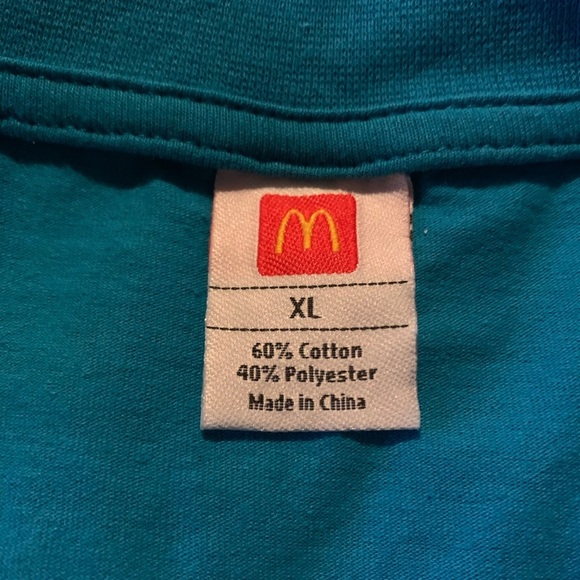 McDonald's Graphic Teal T-Shirt - Picture 3 of 5